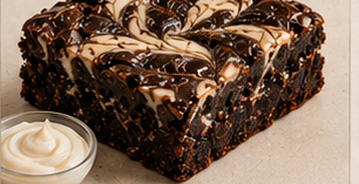 Cream Cheese Swirl Brownie